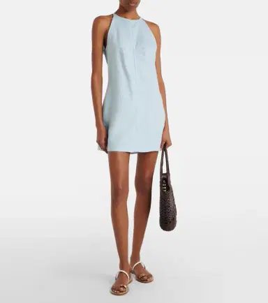 Asceno Antigua linen minidress | Thumbnail 2 Asceno Antigua linen minidress | Thumbnail 2