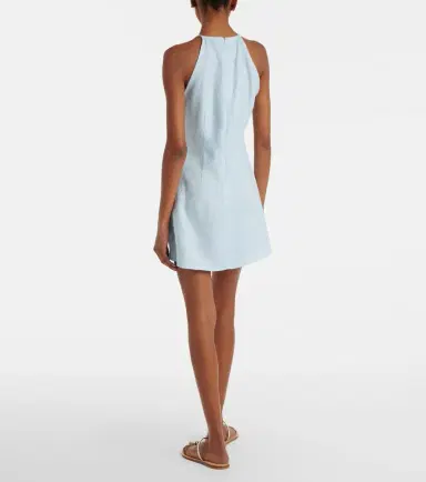 Asceno Antigua linen minidress | Thumbnail 4 Asceno Antigua linen minidress | Thumbnail 4