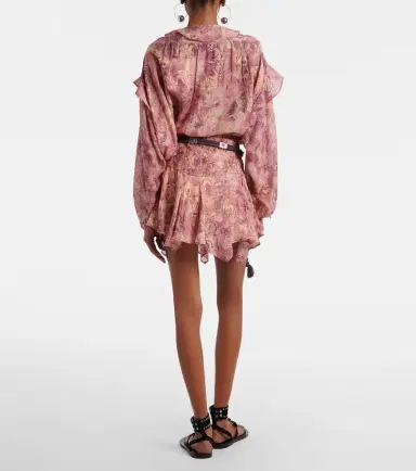 Isabel Marant Ceiva silk miniskirt | Thumbnail 2 Isabel Marant Ceiva silk miniskirt | Thumbnail 2