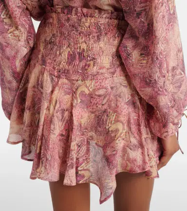 Isabel Marant Ceiva silk miniskirt | Thumbnail 3 Isabel Marant Ceiva silk miniskirt | Thumbnail 3