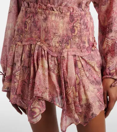 Isabel Marant Ceiva silk miniskirt | Thumbnail 4 Isabel Marant Ceiva silk miniskirt | Thumbnail 4