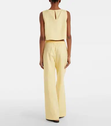 Asceno Aurelia linen wide-leg pants | Thumbnail 2 Asceno Aurelia linen wide-leg pants | Thumbnail 2