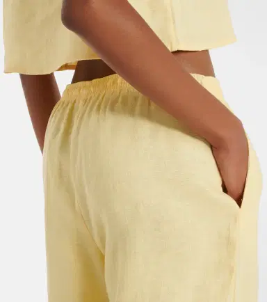 Asceno Aurelia linen wide-leg pants | Thumbnail 4 Asceno Aurelia linen wide-leg pants | Thumbnail 4