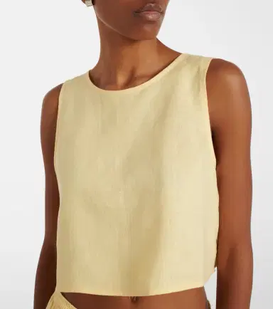 Asceno Kobe linen top | Thumbnail 2 Asceno Kobe linen top | Thumbnail 2