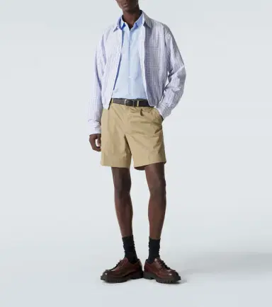 Prada Checked gathered cotton shirt | Thumbnail 6 Prada Checked gathered cotton shirt | Thumbnail 6