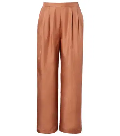 Asceno Isola pleated silk twill wide-leg pants | Thumbnail 1 Asceno Isola pleated silk twill wide-leg pants | Thumbnail 1