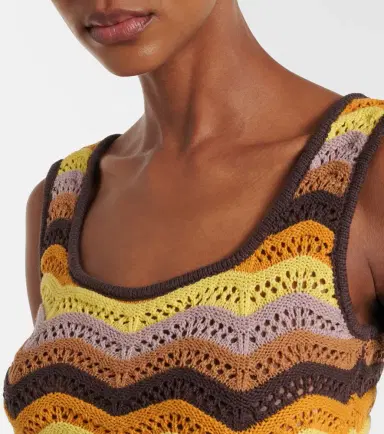Bananhot Kim crochet cotton-blend crop top | Thumbnail 2 Bananhot Kim crochet cotton-blend crop top | Thumbnail 2