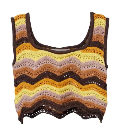 Bananhot Kim crochet cotton-blend crop top | Thumbnail 1 Bananhot Kim crochet cotton-blend crop top | Thumbnail 1