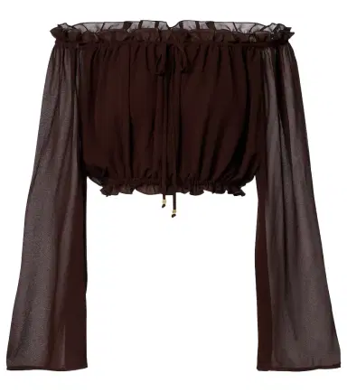 Bananhot Ora off-shoulder crop top | Thumbnail 1 Bananhot Ora off-shoulder crop top | Thumbnail 1
