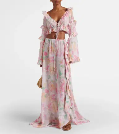 Bananhot Clara floral maxi skirt | Thumbnail 2 Bananhot Clara floral maxi skirt | Thumbnail 2