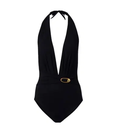 Karla Colletto Solid embellished swimsuit | Thumbnail 1 Karla Colletto Solid embellished swimsuit | Thumbnail 1