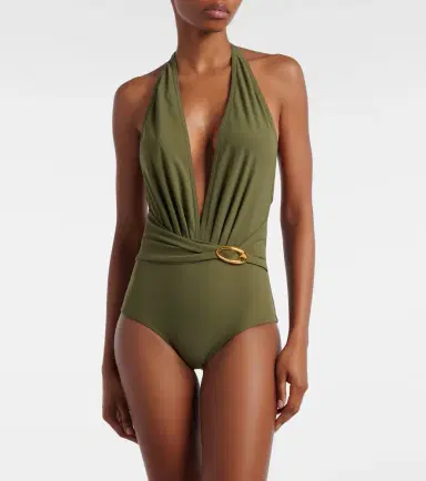 Karla Colletto Solid embellished swimsuit | Thumbnail 2 Karla Colletto Solid embellished swimsuit | Thumbnail 2