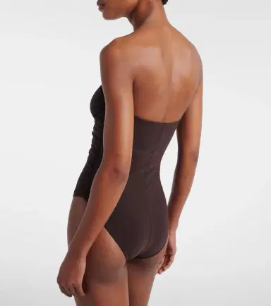 Karla Colletto Maya embellished bandeau swimsuit | Thumbnail 3 Karla Colletto Maya embellished bandeau swimsuit | Thumbnail 3