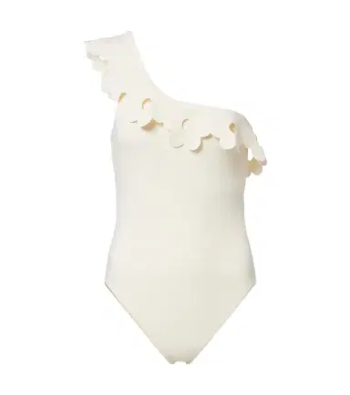 Karla Colletto Faye one-shoulder swimsuit | Thumbnail 1 Karla Colletto Faye one-shoulder swimsuit | Thumbnail 1