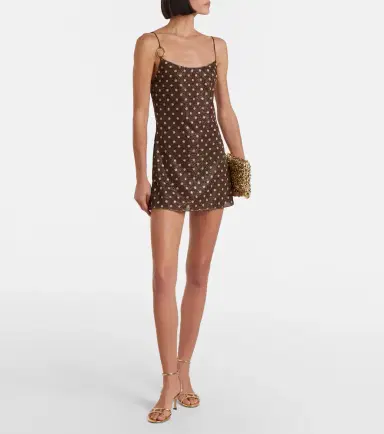 Oséree Oséree Lumière polka-dot minidress | Thumbnail 4 Oséree Oséree Lumière polka-dot minidress | Thumbnail 4