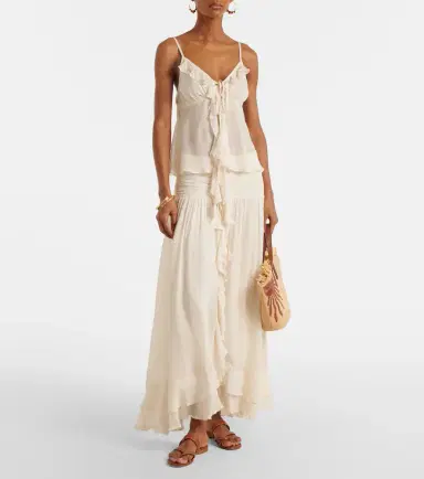 Poupette St Barth Camille ruffled camisole | Thumbnail 3 Poupette St Barth Camille ruffled camisole | Thumbnail 3