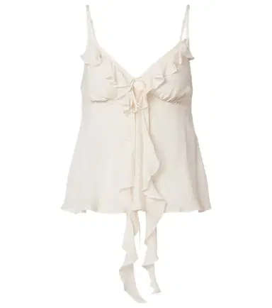 Poupette St Barth Camille ruffled camisole | Thumbnail 1 Poupette St Barth Camille ruffled camisole | Thumbnail 1