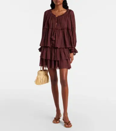 Poupette St Barth Moon ruffled blouse | Thumbnail 6 Poupette St Barth Moon ruffled blouse | Thumbnail 6