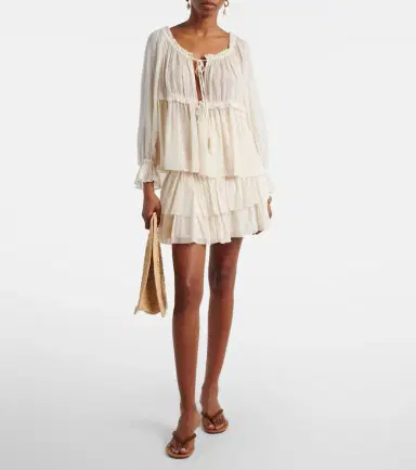 Poupette St Barth Moon ruffled blouse | Thumbnail 5 Poupette St Barth Moon ruffled blouse | Thumbnail 5