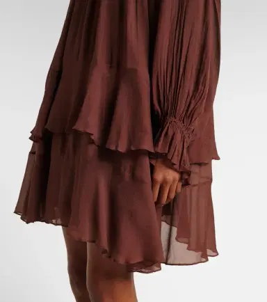 Poupette St Barth Dina ruffled minidress | Thumbnail 4 Poupette St Barth Dina ruffled minidress | Thumbnail 4