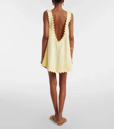 Juliet Dunn Embroidered cotton poplin minidress | Thumbnail 5 Juliet Dunn Embroidered cotton poplin minidress | Thumbnail 5