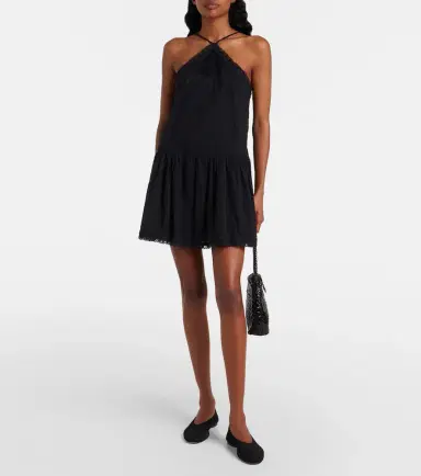 Poupette St Barth Nora crochet-trimmed cotton minidress | Thumbnail 5 Poupette St Barth Nora crochet-trimmed cotton minidress | Thumbnail 5