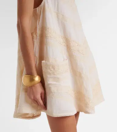Juliet Dunn Crochet-trimmed cotton minidress | Thumbnail 2 Juliet Dunn Crochet-trimmed cotton minidress | Thumbnail 2