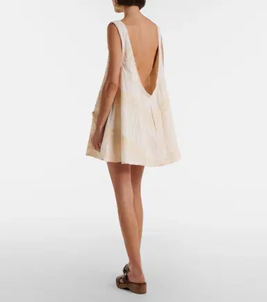Juliet Dunn Crochet-trimmed cotton minidress | Thumbnail 3 Juliet Dunn Crochet-trimmed cotton minidress | Thumbnail 3