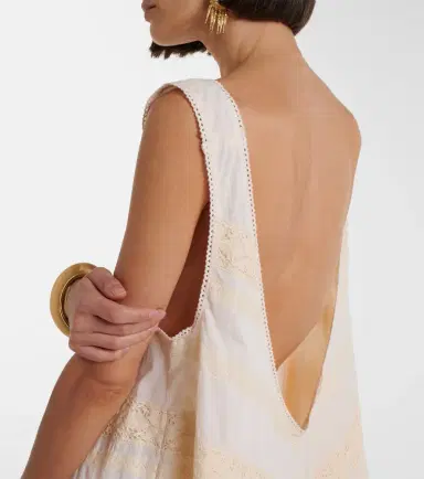 Juliet Dunn Crochet-trimmed cotton minidress | Thumbnail 5 Juliet Dunn Crochet-trimmed cotton minidress | Thumbnail 5