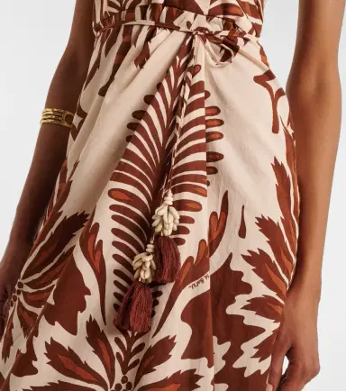 Poupette St Barth Collina printed cotton midi dress | Thumbnail 2 Poupette St Barth Collina printed cotton midi dress | Thumbnail 2