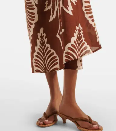 Poupette St Barth Collina printed cotton midi dress | Thumbnail 3 Poupette St Barth Collina printed cotton midi dress | Thumbnail 3