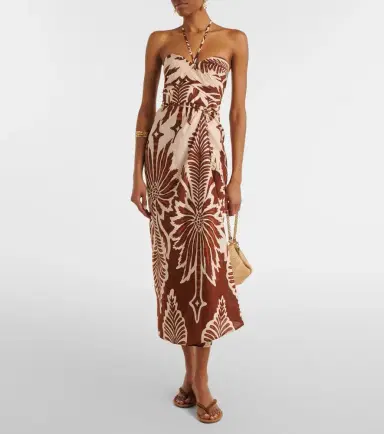 Poupette St Barth Collina printed cotton midi dress | Thumbnail 6 Poupette St Barth Collina printed cotton midi dress | Thumbnail 6