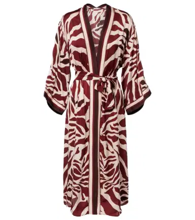Poupette St Barth Erica printed satin kaftan | Thumbnail 1 Poupette St Barth Erica printed satin kaftan | Thumbnail 1