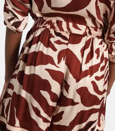 Poupette St Barth Isabelle printed satin shorts | Thumbnail 5 Poupette St Barth Isabelle printed satin shorts | Thumbnail 5