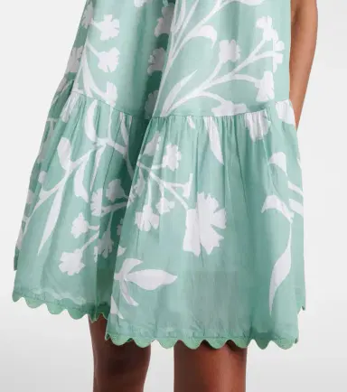 Juliet Dunn Floral scalloped cotton minidress | Thumbnail 5 Juliet Dunn Floral scalloped cotton minidress | Thumbnail 5