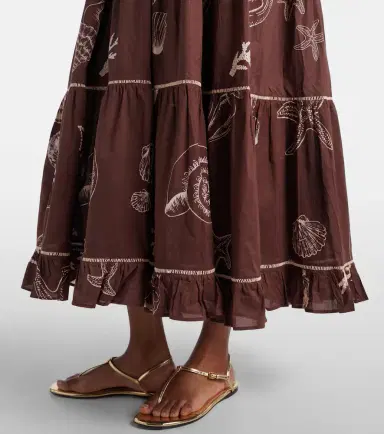 Poupette St Barth Milena printed cotton maxi dress | Thumbnail 3 Poupette St Barth Milena printed cotton maxi dress | Thumbnail 3