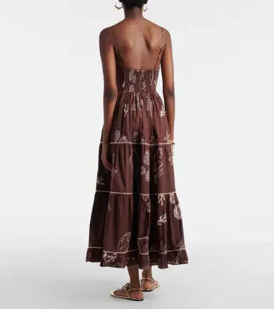Poupette St Barth Milena printed cotton maxi dress | Thumbnail 5 Poupette St Barth Milena printed cotton maxi dress | Thumbnail 5