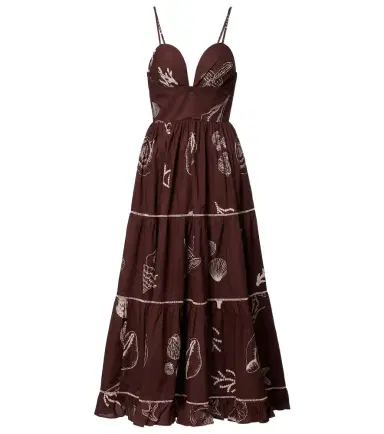Poupette St Barth Milena printed cotton maxi dress | Thumbnail 1 Poupette St Barth Milena printed cotton maxi dress | Thumbnail 1