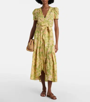 Poupette St Barth Baba floral cotton wrap dress | Thumbnail 2 Poupette St Barth Baba floral cotton wrap dress | Thumbnail 2