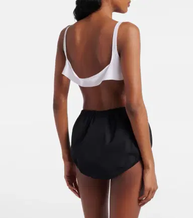 Prada Silk crêpe de chine bra top | Thumbnail 2 Prada Silk crêpe de chine bra top | Thumbnail 2