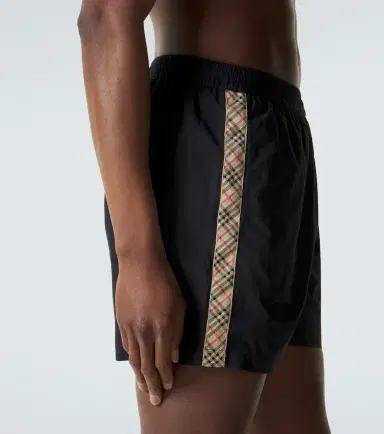 Burberry Check swim trunks | Thumbnail 3 Burberry Check swim trunks | Thumbnail 3