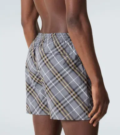 Burberry Check swim trunks | Thumbnail 4 Burberry Check swim trunks | Thumbnail 4