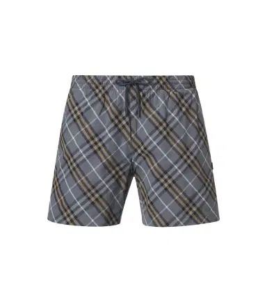 Burberry Check swim trunks | Thumbnail 1 Burberry Check swim trunks | Thumbnail 1