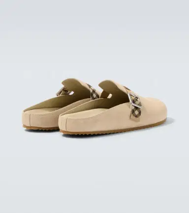 Burberry Urchin suede clogs | Thumbnail 3 Burberry Urchin suede clogs | Thumbnail 3