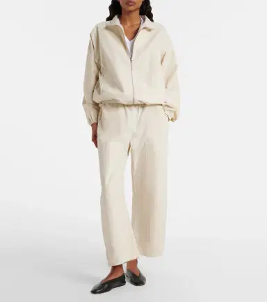 Leset Kyoto cropped cotton wide-leg pants | Thumbnail 4 Leset Kyoto cropped cotton wide-leg pants | Thumbnail 4