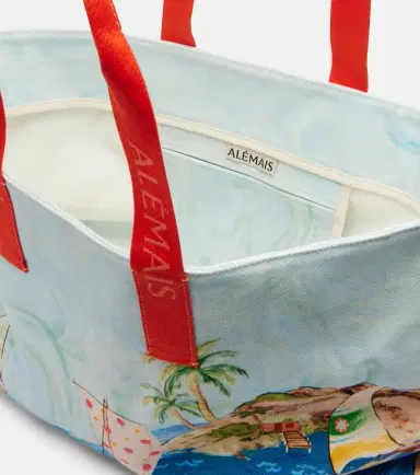 ALÉMAIS Alémais Printed cotton canvas tote bag | Thumbnail 2 ALÉMAIS Alémais Printed cotton canvas tote bag | Thumbnail 2