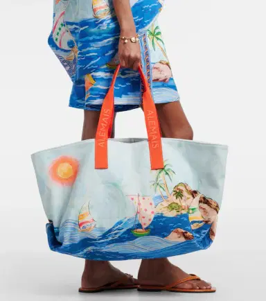 ALÉMAIS Alémais Printed cotton canvas tote bag | Thumbnail 4 ALÉMAIS Alémais Printed cotton canvas tote bag | Thumbnail 4