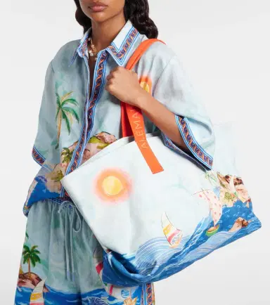 ALÉMAIS Alémais Printed cotton canvas tote bag | Thumbnail 5 ALÉMAIS Alémais Printed cotton canvas tote bag | Thumbnail 5
