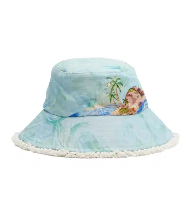 ALÉMAIS Alémais Printed linen bucket hat | Thumbnail 1 ALÉMAIS Alémais Printed linen bucket hat | Thumbnail 1