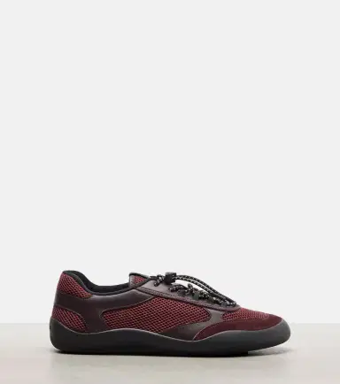 Prada Speedrock leather-trimmed sneakers | Thumbnail 3 Prada Speedrock leather-trimmed sneakers | Thumbnail 3